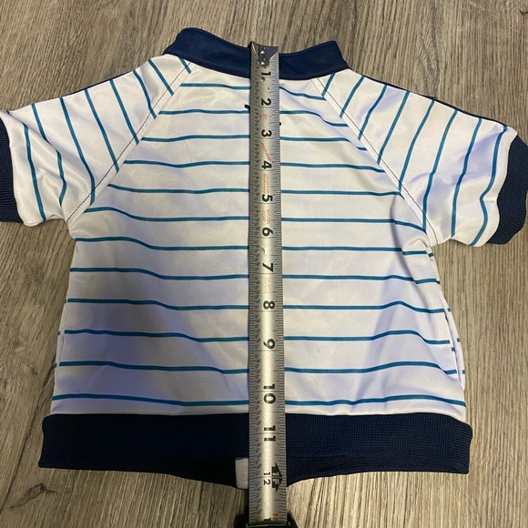 VINTAGE Rocawear Size 0-6 Month Blue White Zip Up Jacket Y2K - Picture 4 of 6